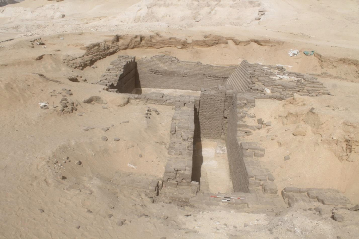 Tombs at Minya, Egypt, about 5,000 years old.