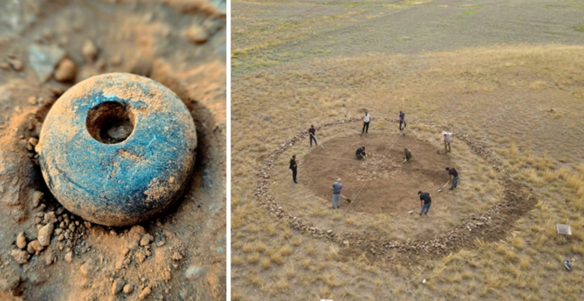 A stone mace not proved to be a warrior's