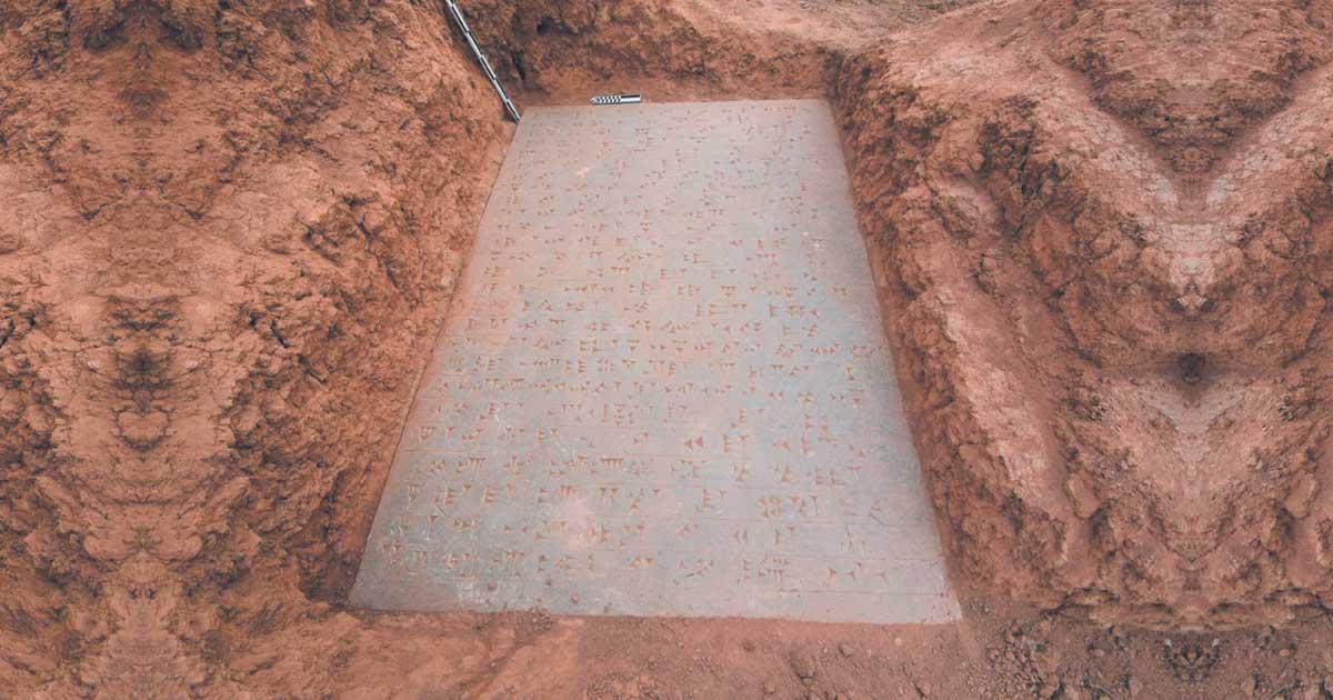 A giant written doorstep.