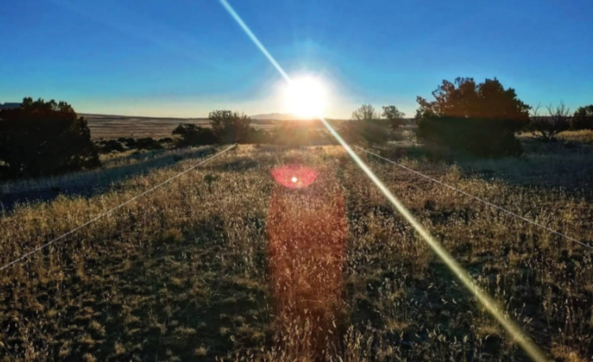 Roads that line up with the winter sun