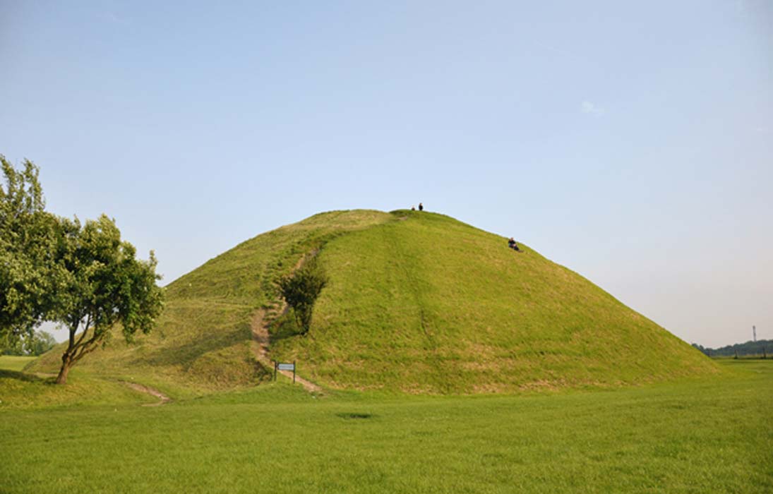 An earth mound near Krakow, with no agreed date