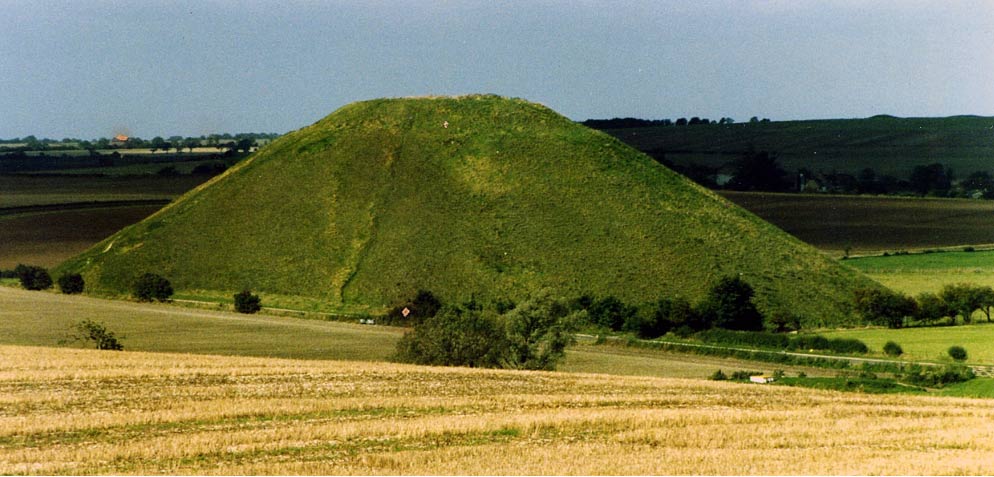A giant chalk mound near Avebury