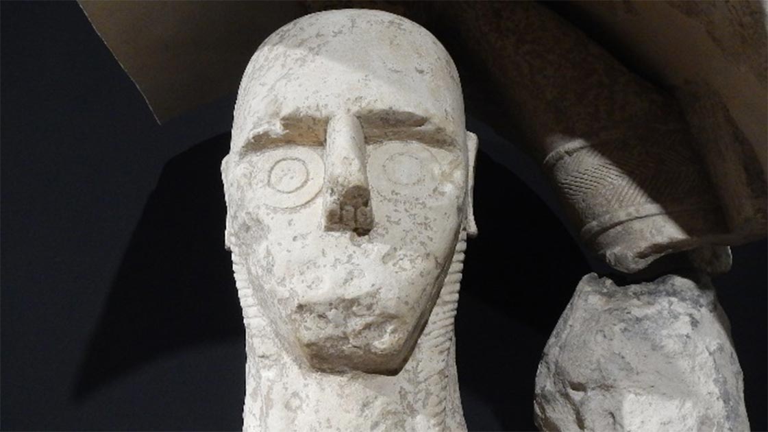 Stone boxers, archers, and warriors